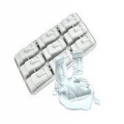 西方文化硅膠冰格，復活節(jié)石像制冰模型_硅膠廚