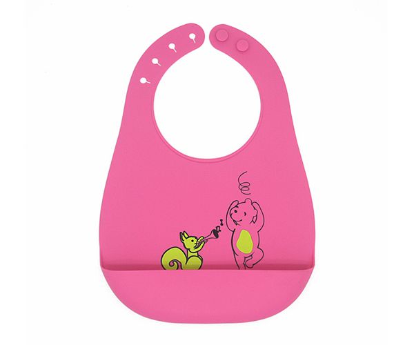 免洗幼兒硅膠口水兜，嬰兒衣物防臟圍兜